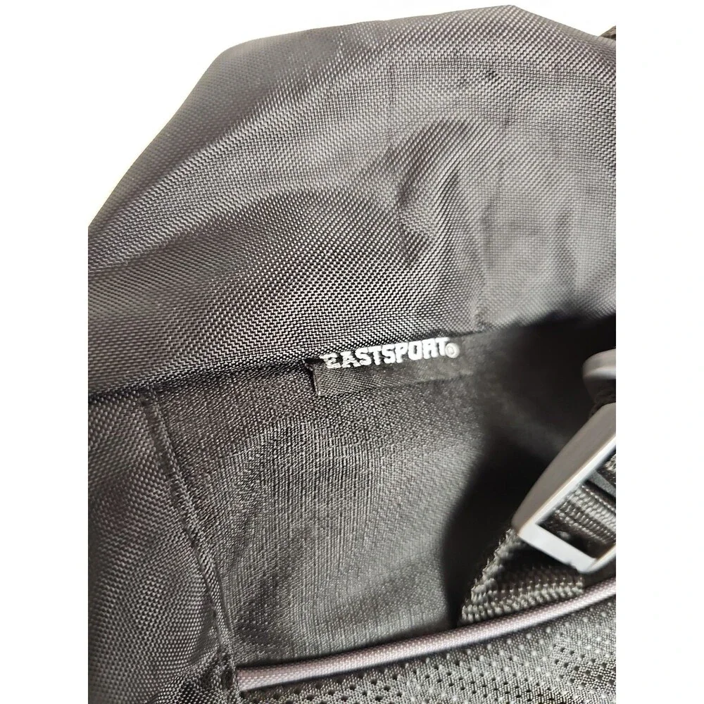 Eastsport Black Laptop Backpack Multi-Compartment Travel School Book Bag
